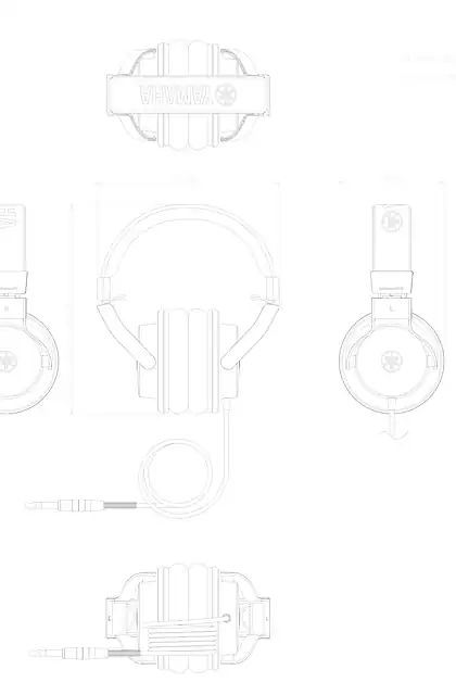 yamaha雅马哈HPH-MT7 Dimensions